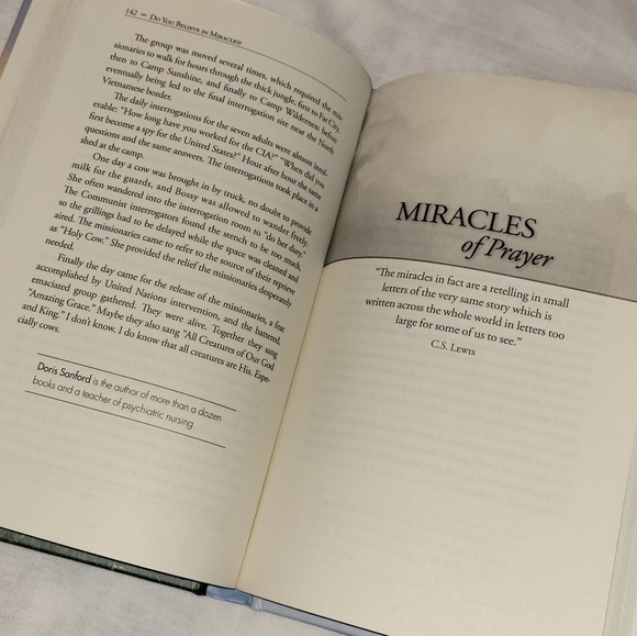 NEW "Do You Believe in Miracles - True Stories of God at Work" Hardcover Book - Picture 4 of 17